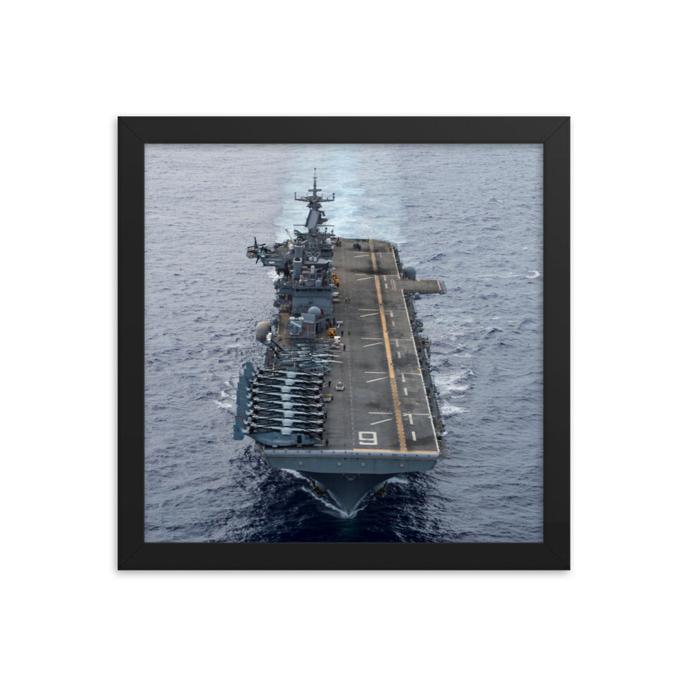 USS Bonhomme Richard (LHD-6) Framed Ship Photo