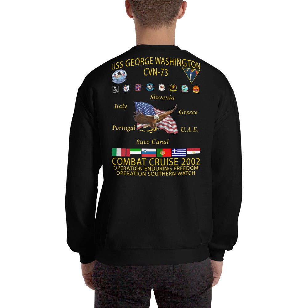 USS George Washington (CVN-73) 2002 Cruise Sweatshirt