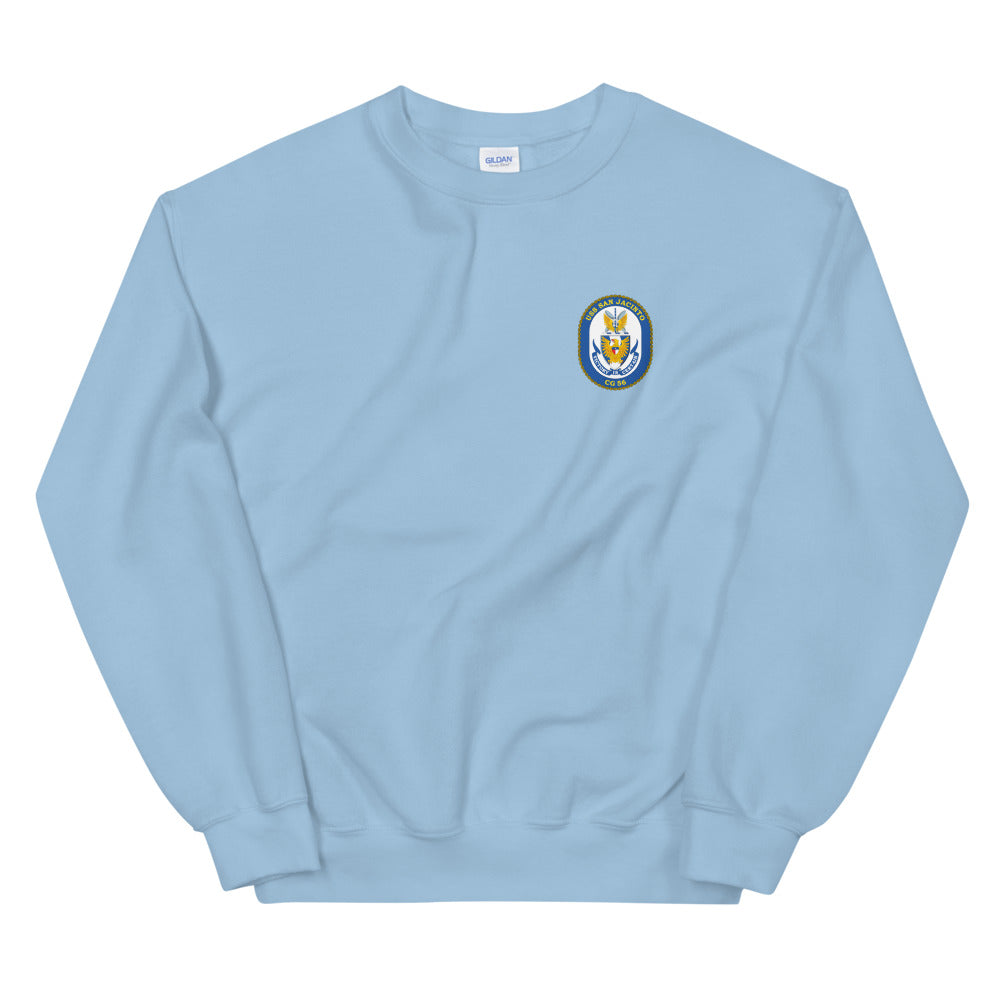 USS San Jacinto (CG-56) Ship's Crest Sweatshirt