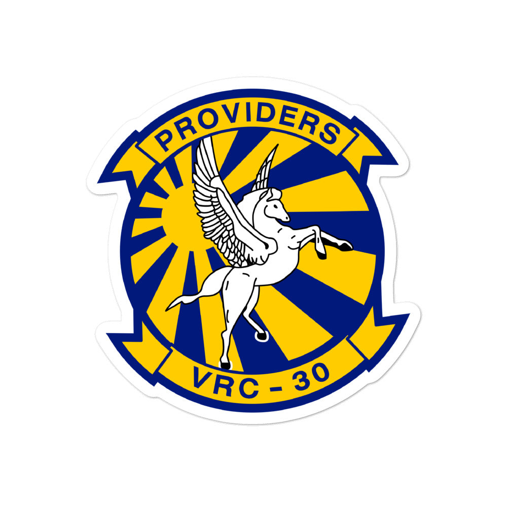 VRC-30 Providers Squadron Crest Vinyl Sticker