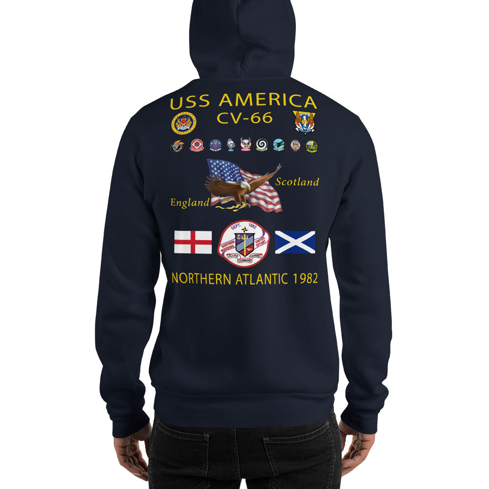USS America (CV-66) 1982 Cruise Hoodie