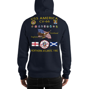 USS America (CV-66) 1982 Cruise Hoodie