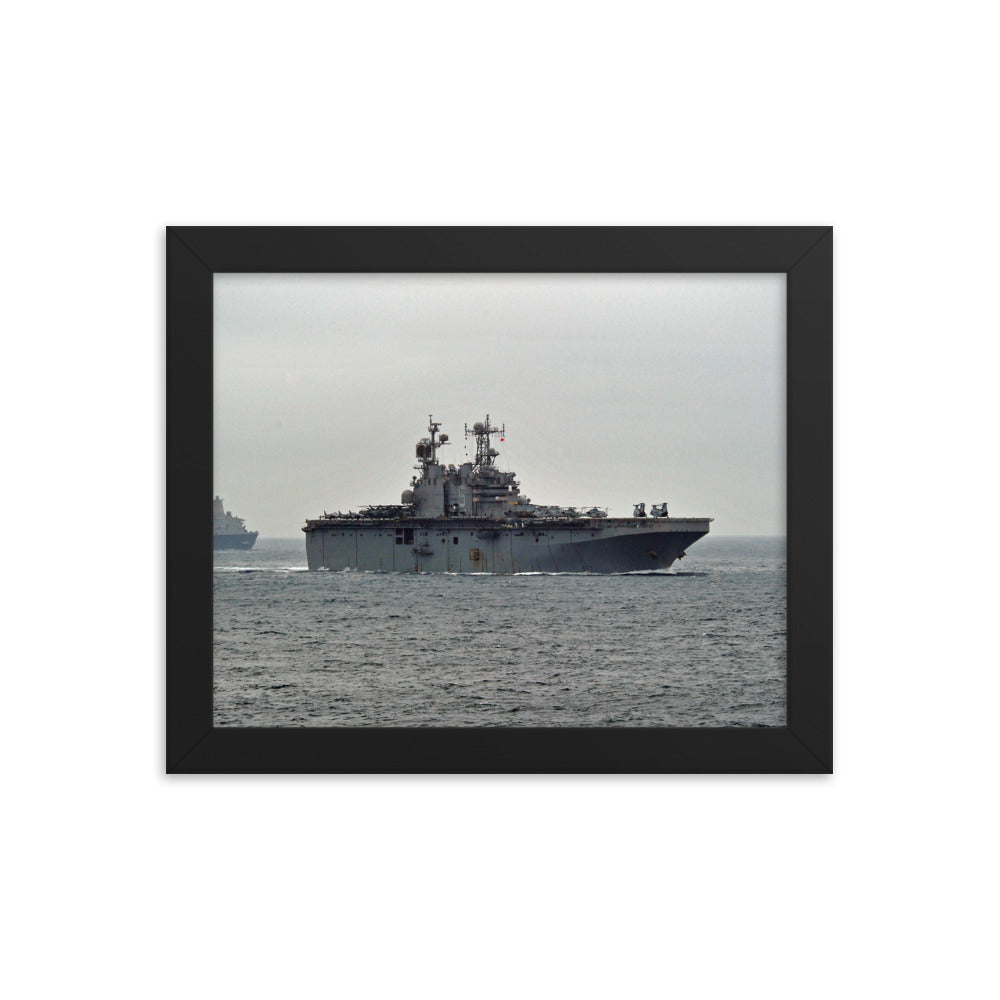 USS Peleliu (LHA-5) Framed Ship Photo