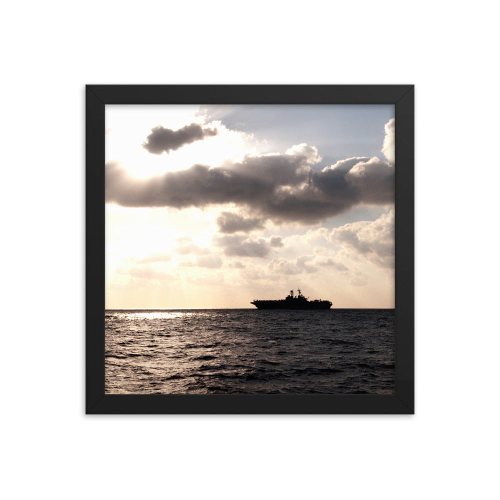 USS Bataan (LHD-5) Framed Ship Photo