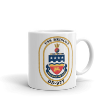 Load image into Gallery viewer, USS Briscoe (DD-977) Ship&#39;s Crest Mug