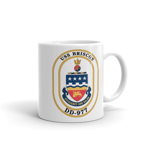 USS Briscoe (DD-977) Ship's Crest Mug