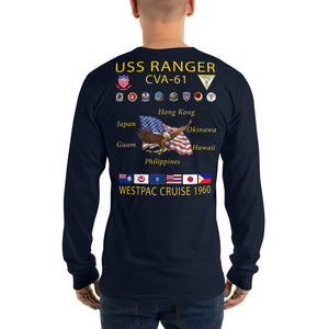 USS Ranger (CVA-61) 1960 Long Sleeve Cruise Shirt