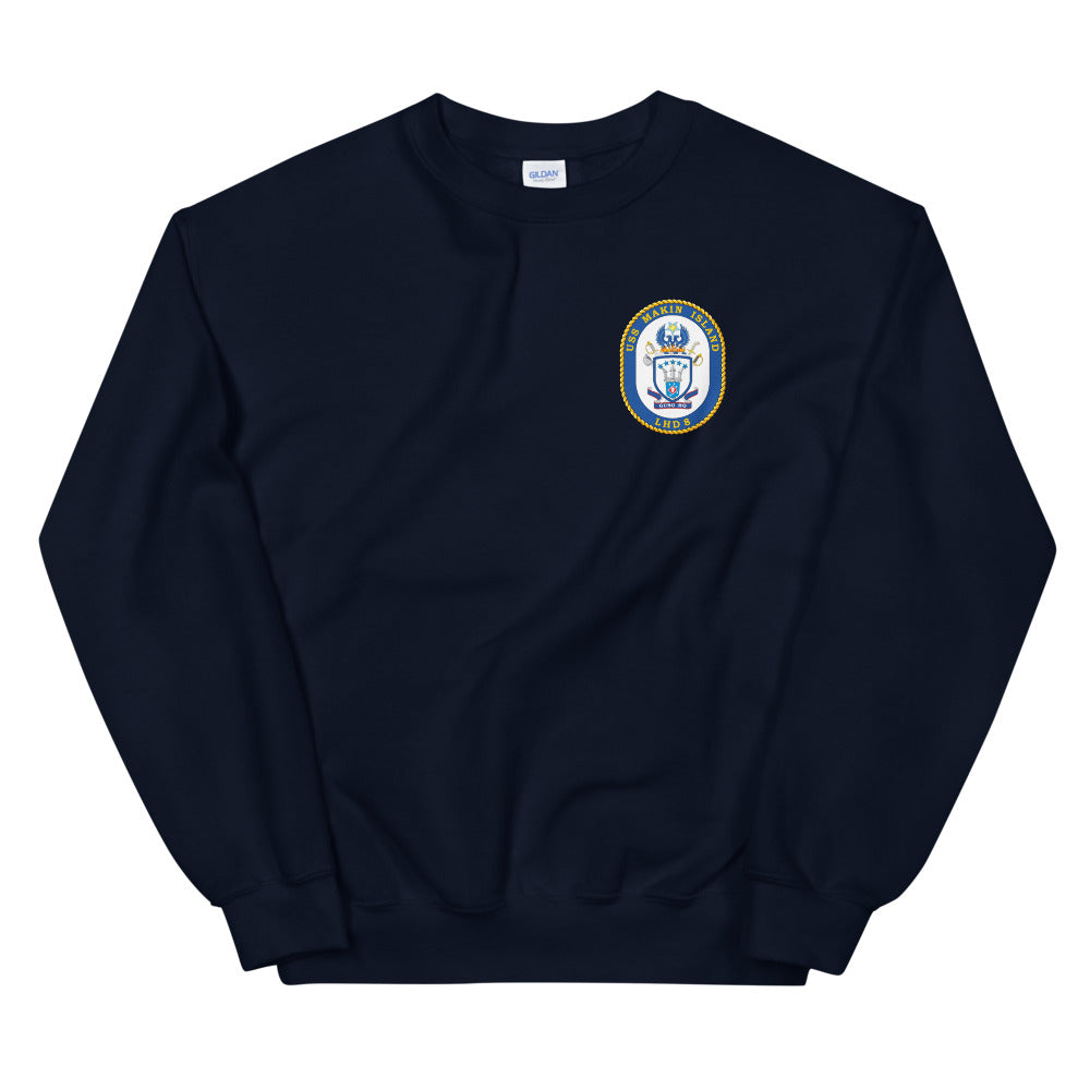 USS Makin Island (LHD-8) Ship's Crest Sweatshirt