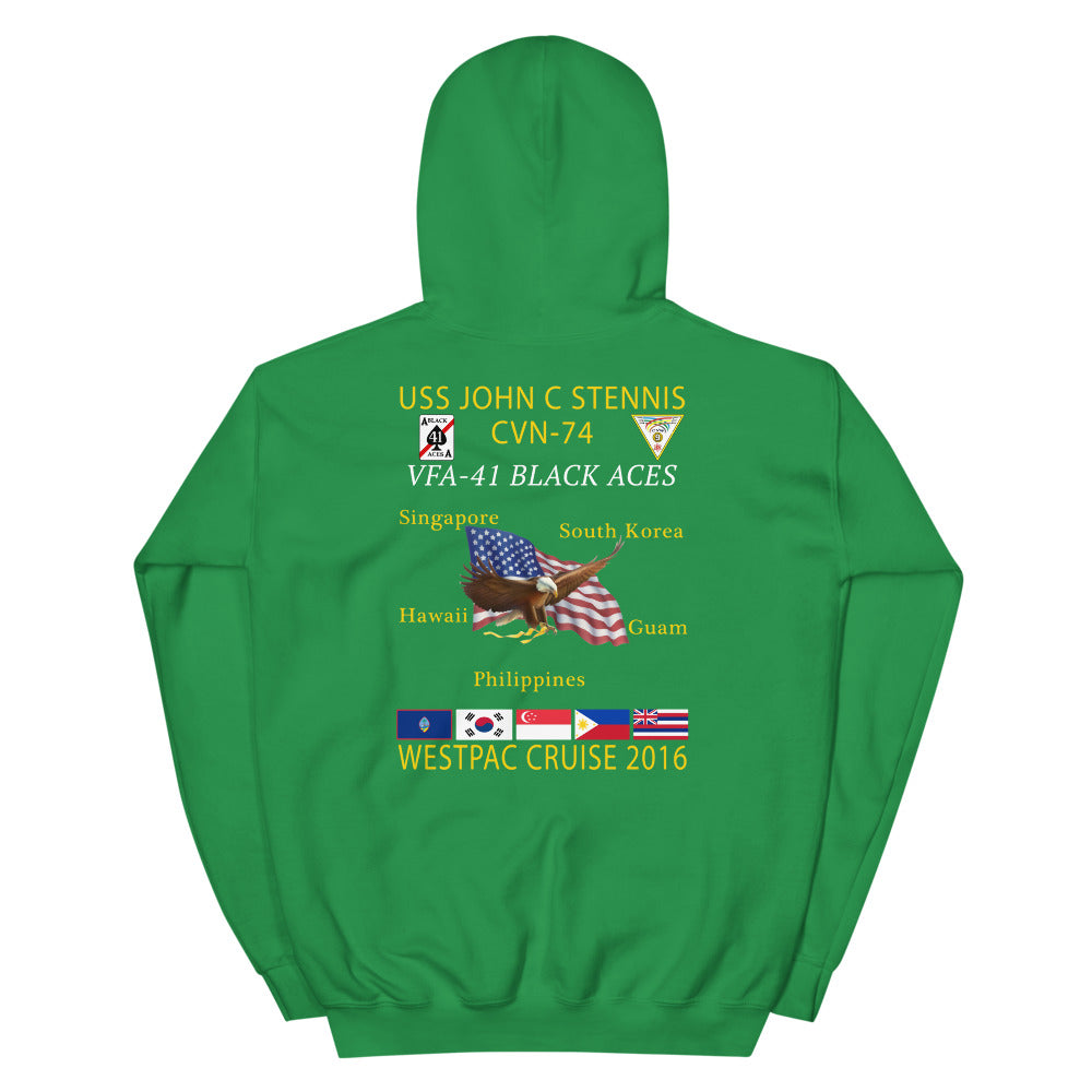 VFA-41 Black Aces 2016 Cruise Hoodie