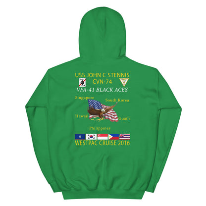 VFA-41 Black Aces 2016 Cruise Hoodie