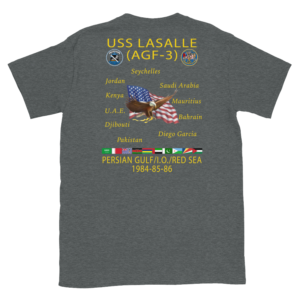 USS LASALLE (AGF-3) Custom Cruise Shirt