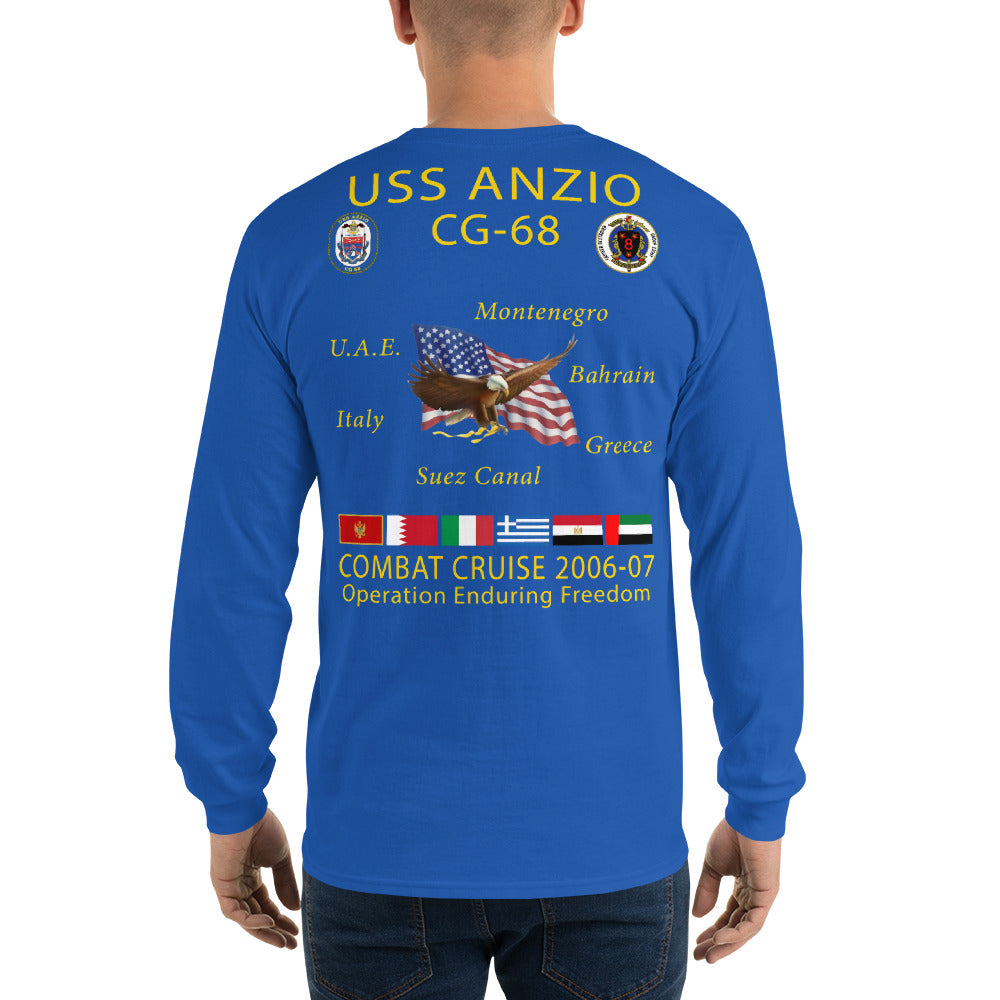 USS Anzio (CG-68) 2006-07 Long Sleeve Cruise Shirt