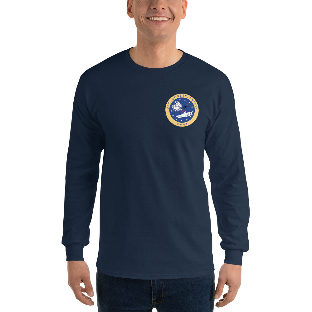 USS Constellation (CV-64) 2001 Long Sleeve Cruise Shirt
