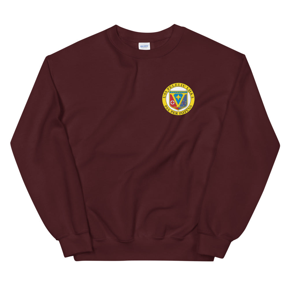 USS Peleliu (LHA-5) Ship's Crest Sweatshirt