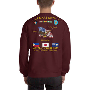 USS Mars (AFS-1) 1972 Cruise Sweatshirt