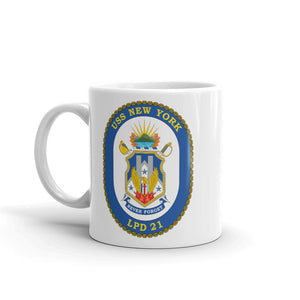 USS New York (LPD-21) Ship's Crest Mug