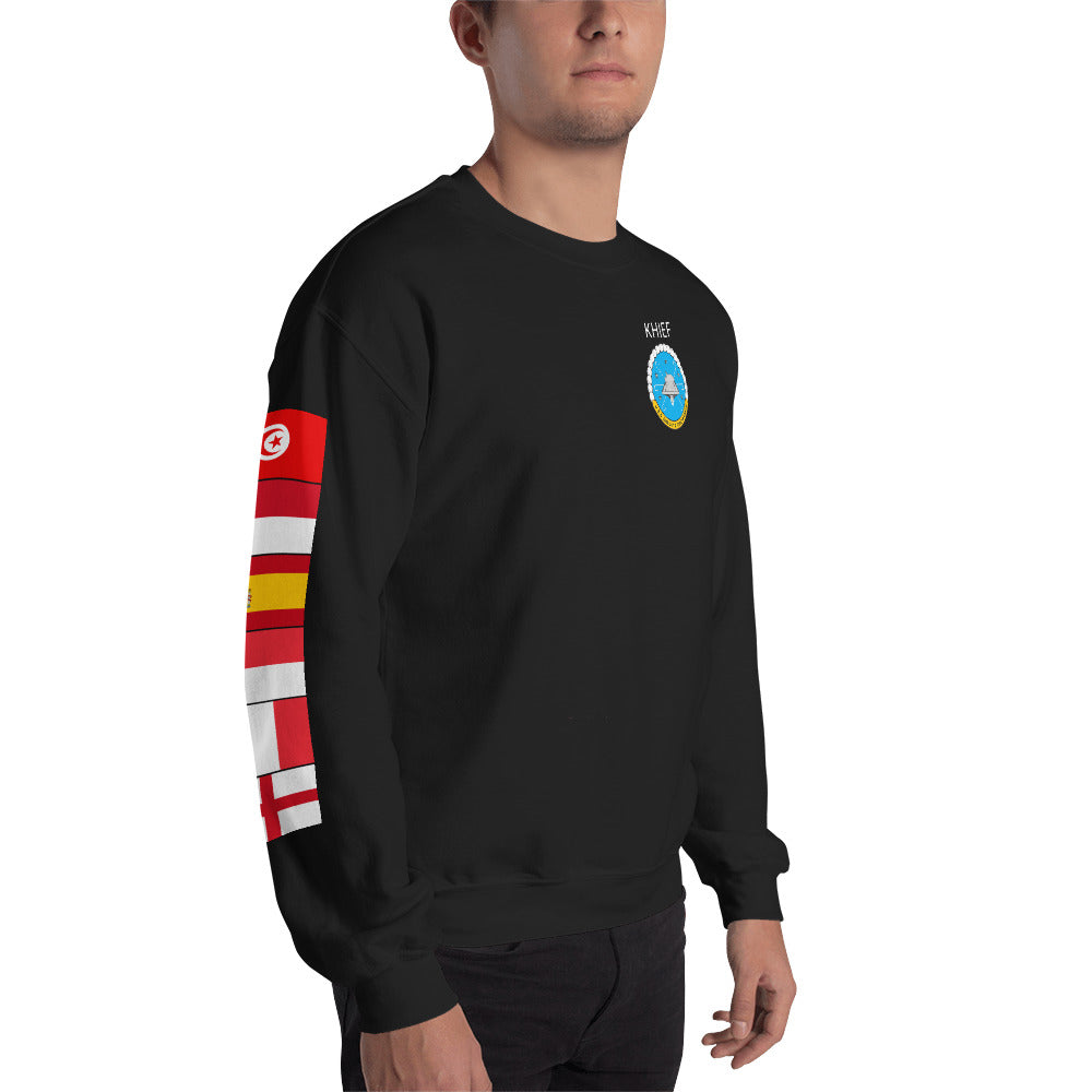 IKE CUSTOM w/FLAGS - E HUGHES - Sweatshirt