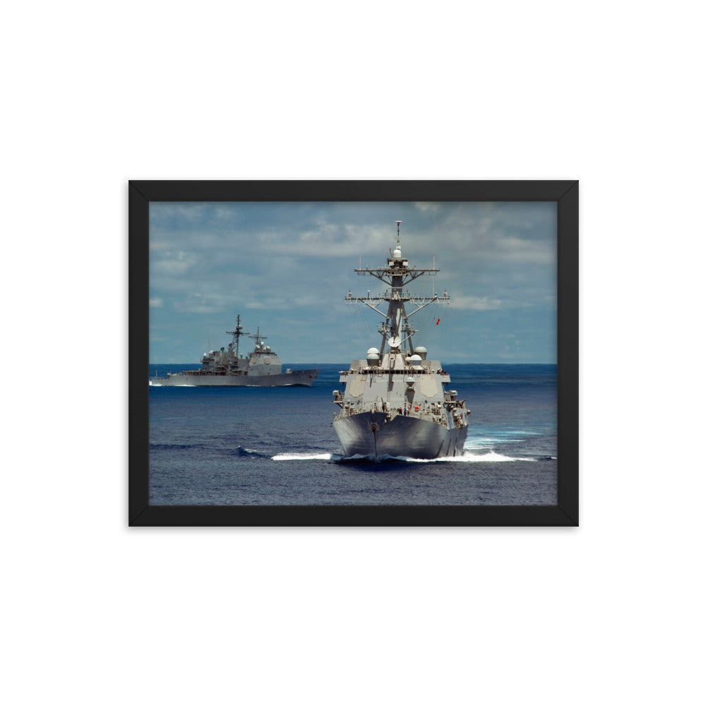 USS Gridley (DDG-101) Framed Ship Photo