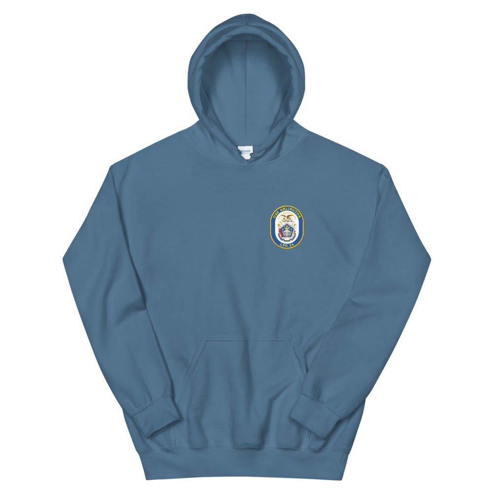 USS Arlington (LPD-24) Ship's Crest Hoodie