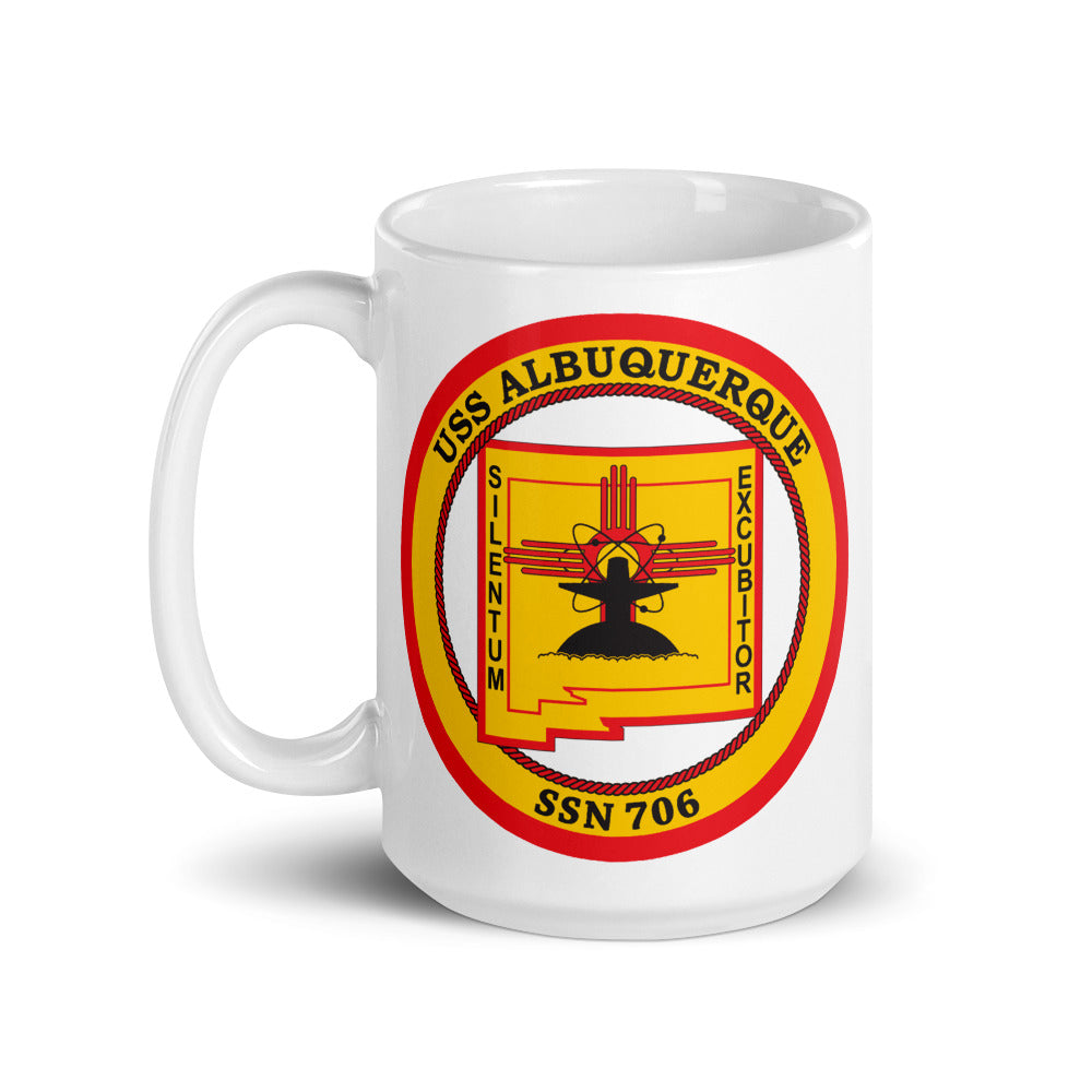 USS Albuquerque (SSN-706) Ship's Crest Mug