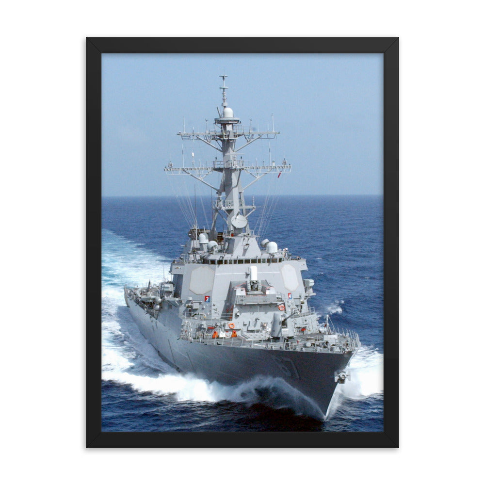 USS Cole (DDG-67) Framed Ship Photo