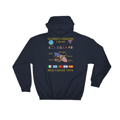USS Dwight D. Eisenhower (CVN-69) 1979 Cruise Hoodie