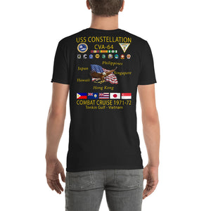 USS Constellation (CVA-64) 1971-72 Cruise Shirt