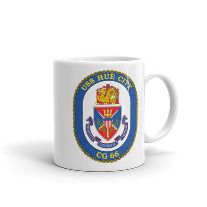 USS Hue CIty (CG-66) Ship's Crest Mug