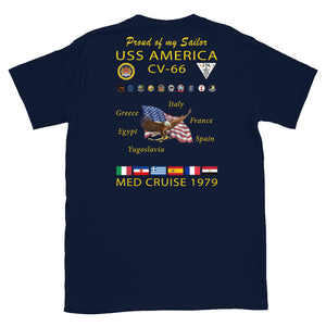 USS America (CV-66) 1979 Cruise Shirt - FAMILY