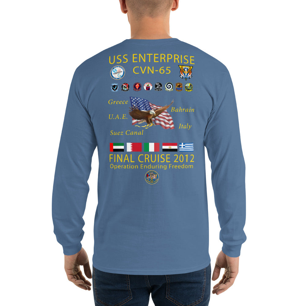 USS Enterprise (CVN-65) 2012 Long Sleeve Cruise Shirt