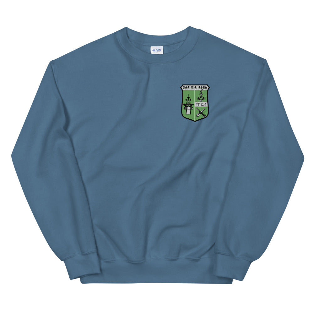 USS Simms (FF-1059) Ship's Crest Sweatshirt