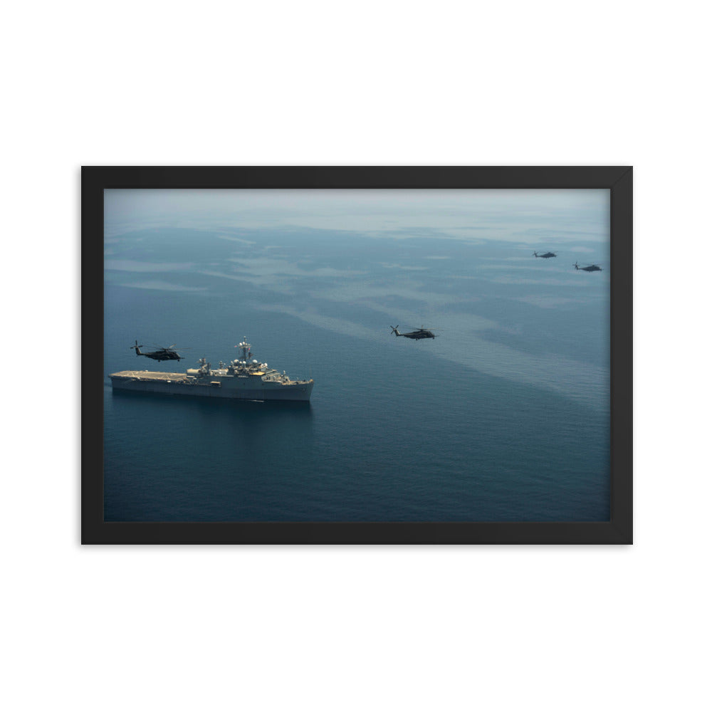 USS Ponce (LPD-15) Framed Ship Photo