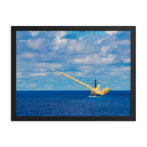 USS Curtis Wilbur (DDG-54) Framed Ship Photo