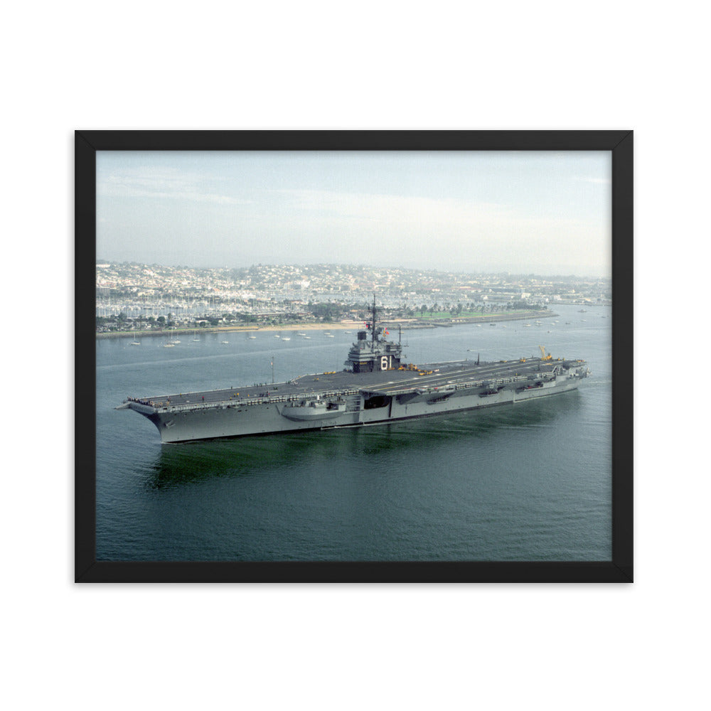 USS Ranger (CV-61) Framed Ship Photo