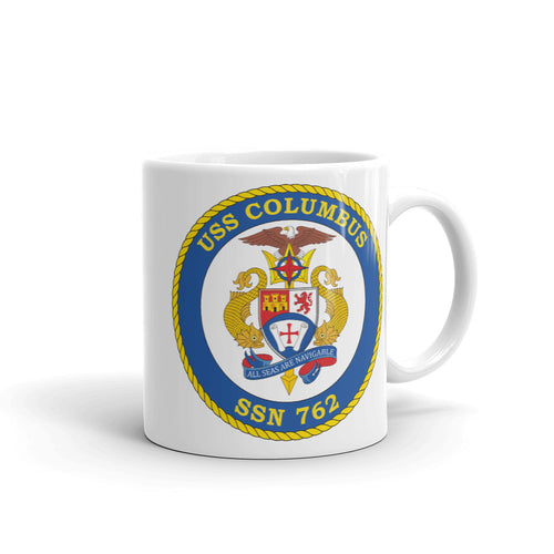 USS Columbus (SSN-762) Ship's Crest Mug