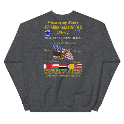 VFA-143 Pukin' Dogs 2019-20 Cruise Sweatshirt - Family