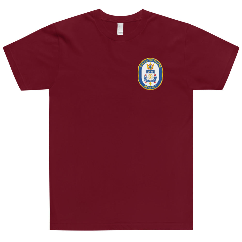 USS Rhode Island (SSBN-740) Ship's Crest Shirt