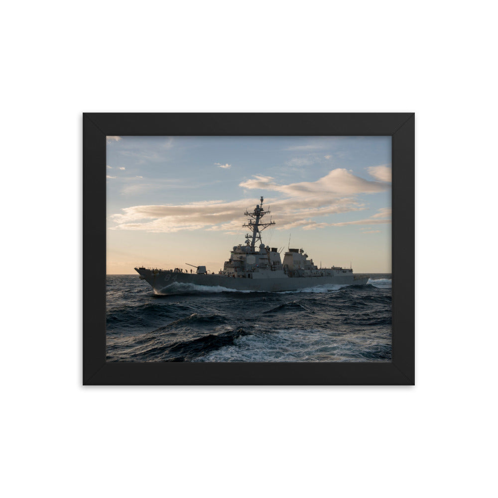 USS Bulkeley (DDG-84) Framed Ship Photo