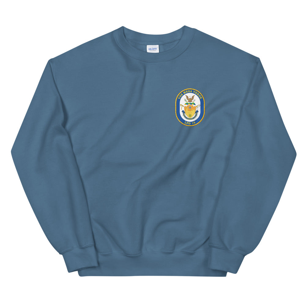 USS Mesa Verde (LPD-19) Ship's Crest Sweatshirt