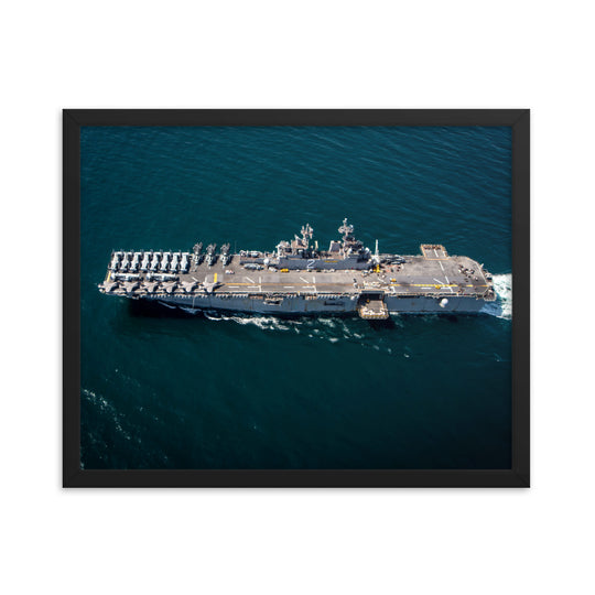 USS Essex (LHD-2) Framed Ship Photo
