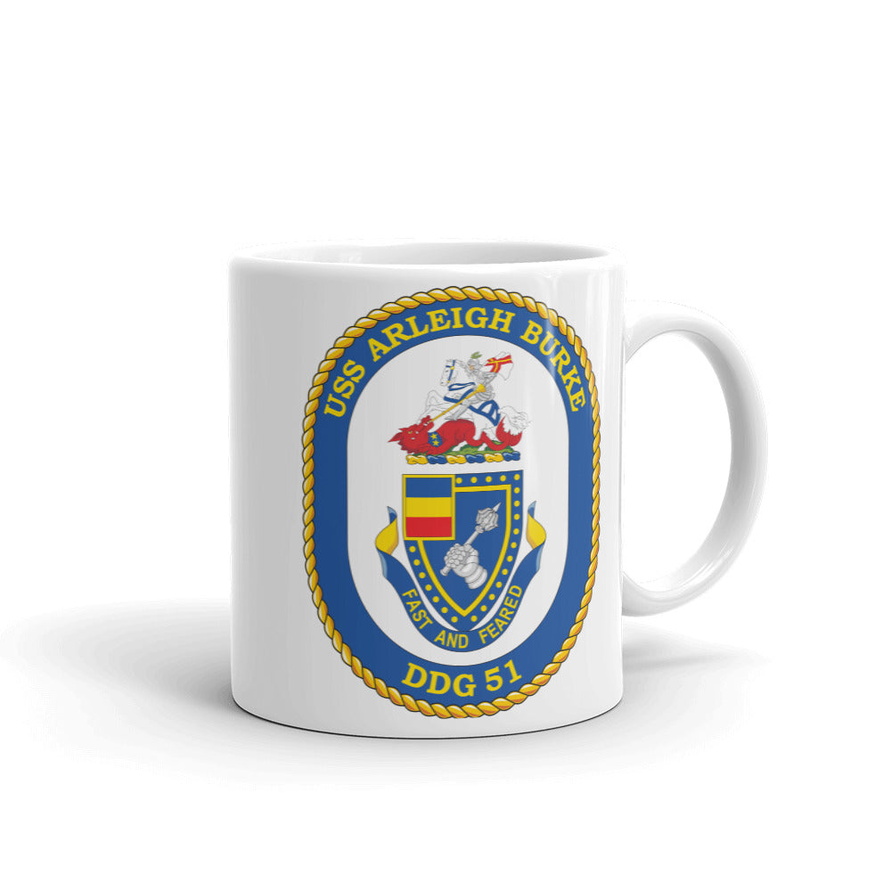 USS Arleigh Burke (DDG-51) Ship's Crest Mug