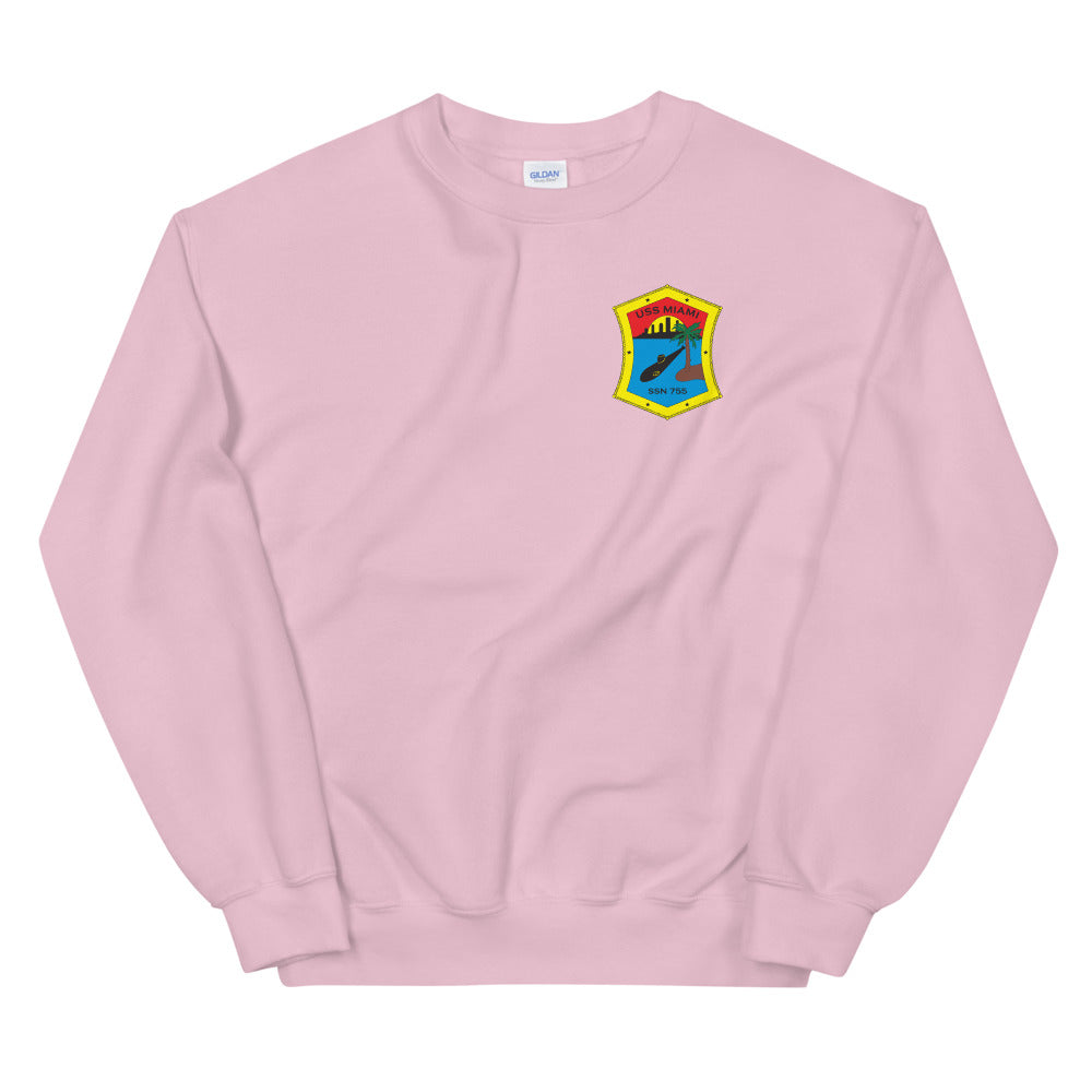 USS Miami (SSN-755) Ship's Crest Sweatshirt