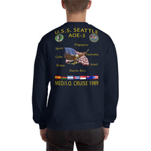 Load image into Gallery viewer, USS Seattle (AOE-3) 1989 Cruise Sweatshirt