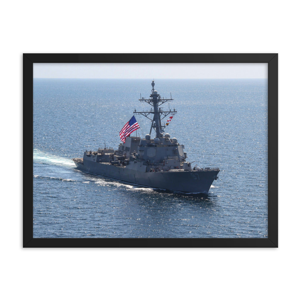 USS Halsey (DDG-97) Framed Ship Photo