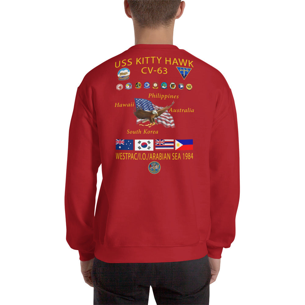 USS Kitty Hawk (CV-63) 1984 Cruise Sweatshirt