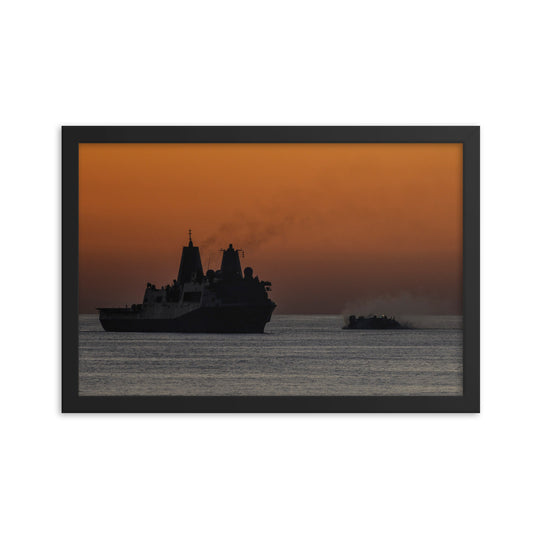 USS Mesa Verde (LPD-19) Framed Ship Photo
