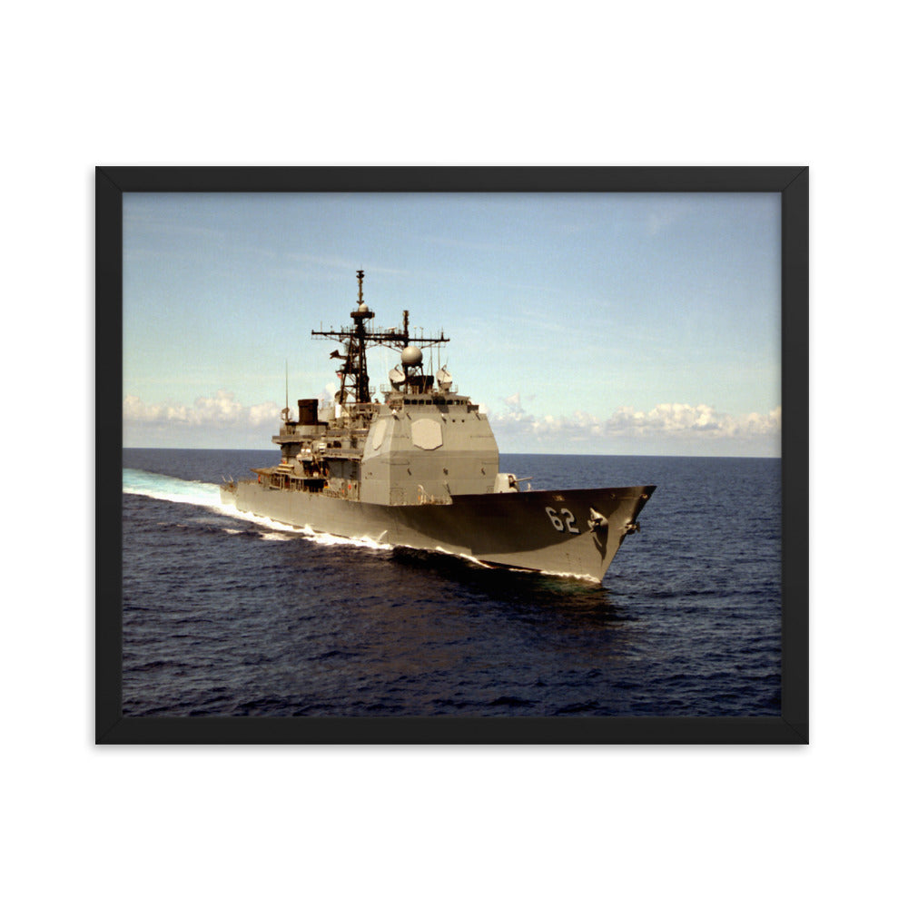 USS Chancellorsville (CG-62) Framed Ship Photo