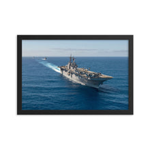 Load image into Gallery viewer, USS Essex (LHD-2) Framed Ship Photo