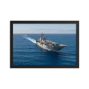 USS Essex (LHD-2) Framed Ship Photo