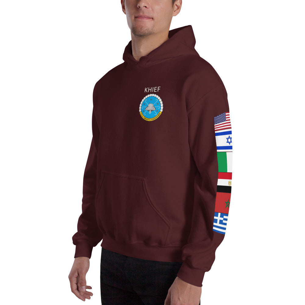 IKE CUSTOM w/FLAGS - E HUGHES - Hoodie